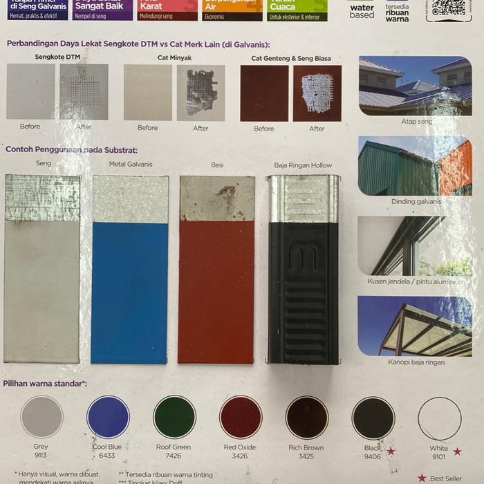 Propan Sengkote 1Kg /Cat Galvanis/ Cat Almunium - White