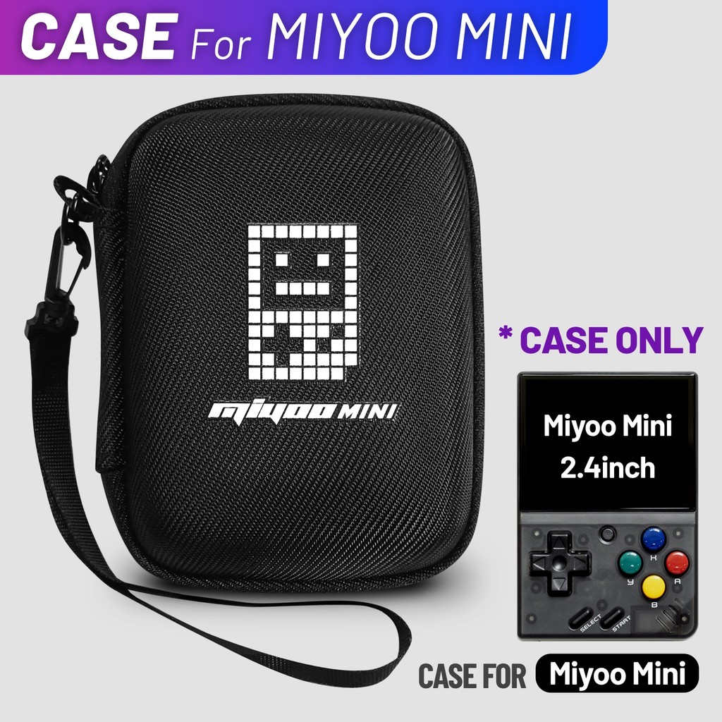 Miyoo Mini Case, Hard Portable Decated Case for Miyoo Mini V2 with 2.4 in Screen
