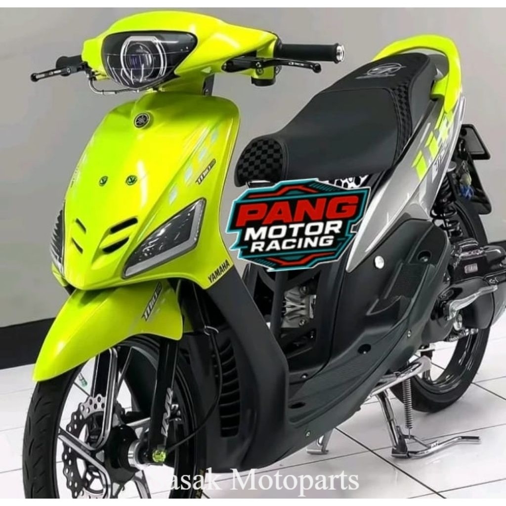 Body Mio Smile Custom Hijau Stabilo Vietnam Style Body Halus Mio Smile Hijau Stabilo lime Green