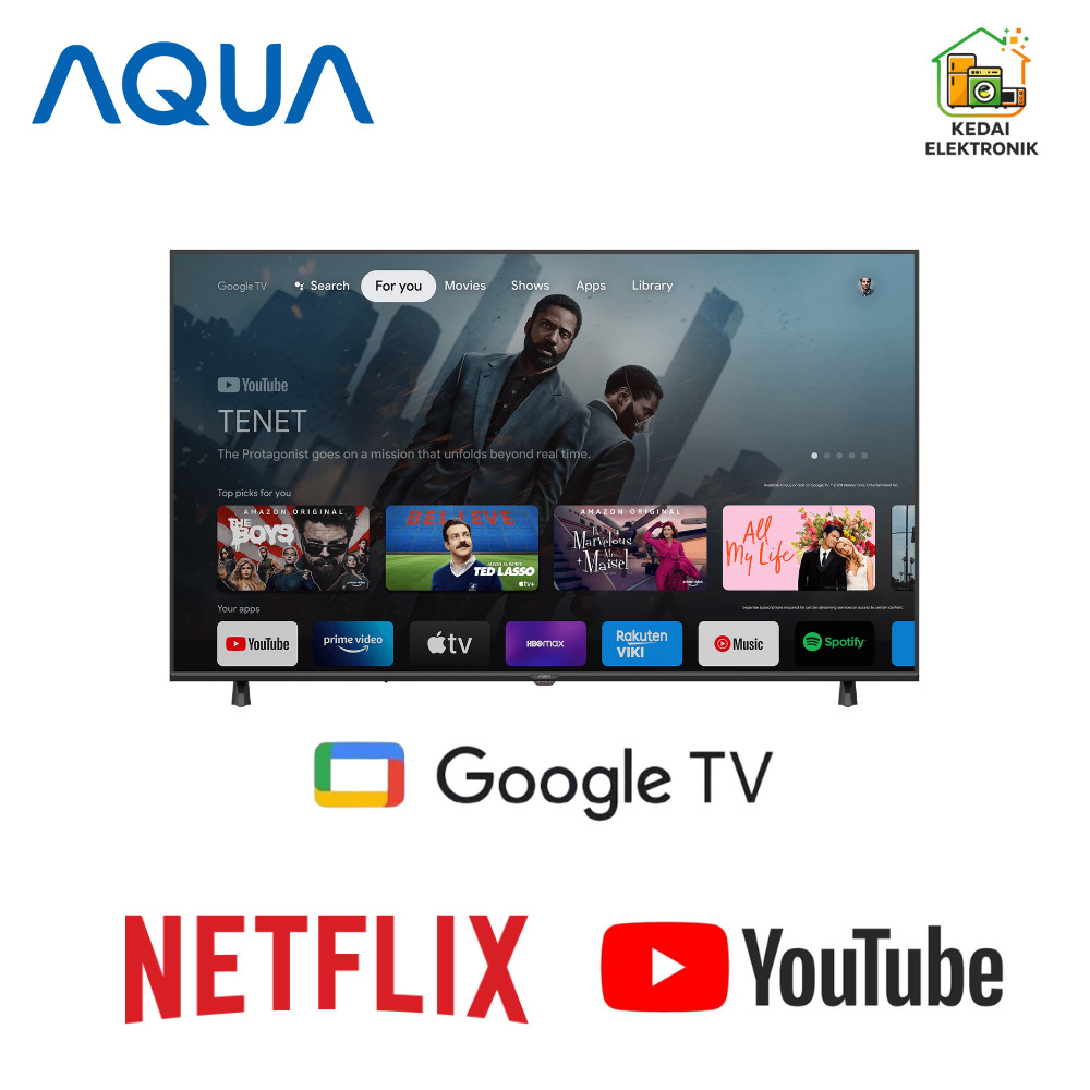google android smart tv led Aqua 43 inch digital 43K85FFX