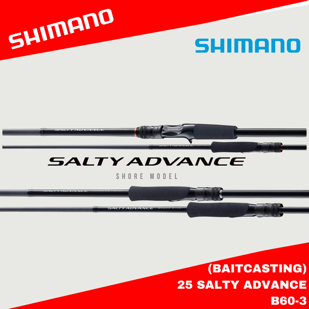 Shimano Baitcasting Rod 25 Salty Advance Jigging B60-3