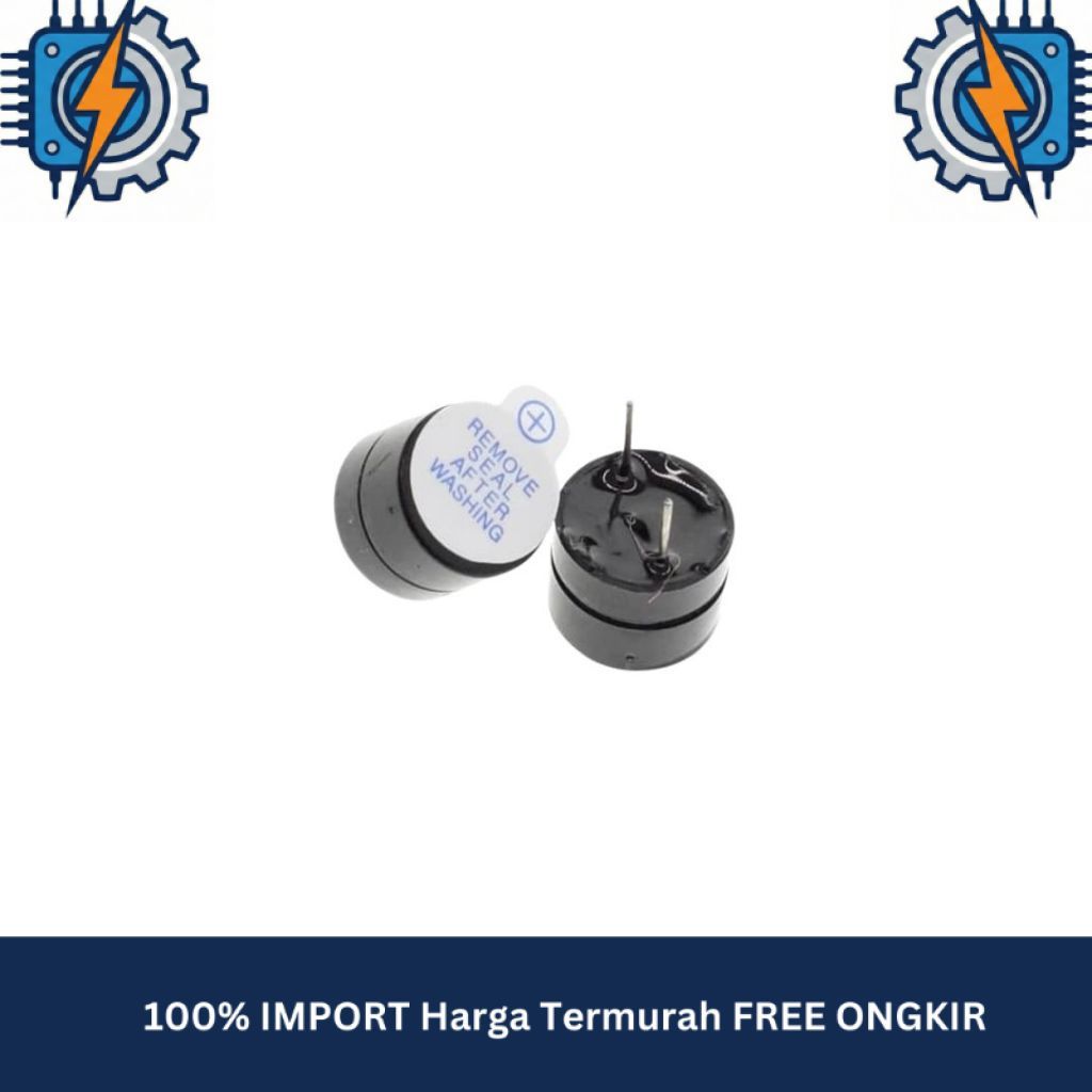 Buzzer Aktif 5V Mini Speaker - Active Alarm Module Bunyi Beep Continuous Inti Daya Komponen