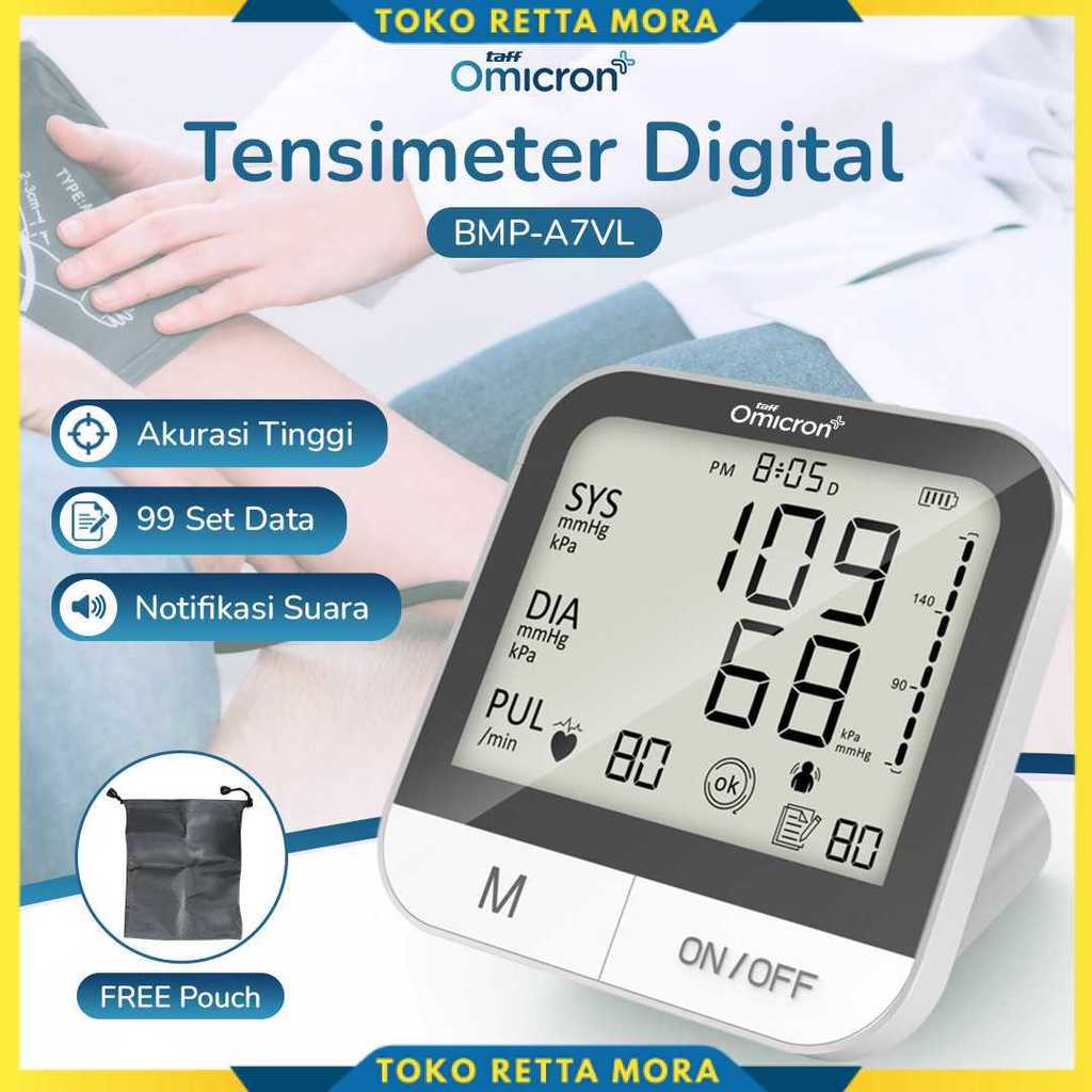 TaffOmicron Tensimeter Digital Pengukur Tekanan Darah English Voice - BMP-A7VL