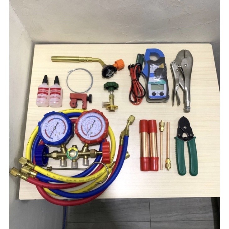 alat servis kulkas atau alat isi refrigrant kulkas