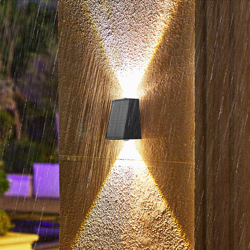 Solar Outdoor Wall Lights, Garden Yard Decoration Atmosphere Lamp, Outdoor Waterproof Wall Lamp