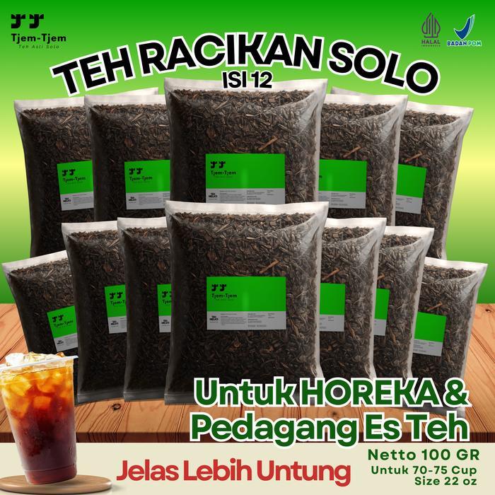 PROMO  12 Pax PAKET BOSS 12 Teh Tjem-Tjem Mafia Teh Solo Usaha Es Teh Solo Wangi Sepet Teh Melati Ja
