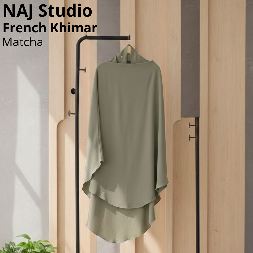 NAJ Studio Zuby Anti UV Hijab Instan Antem - French Khimar