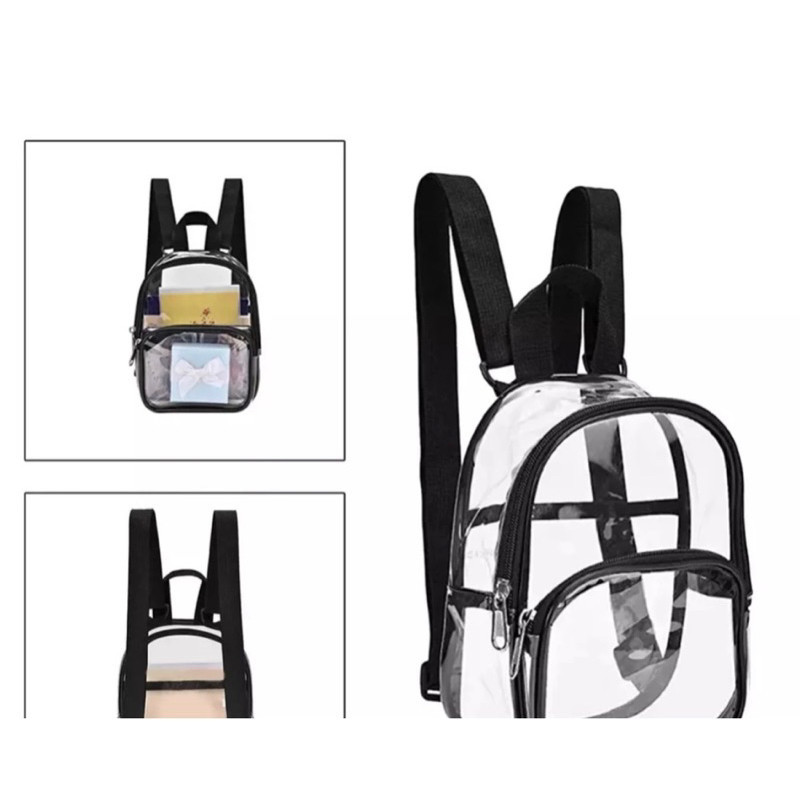 (CCK STORE) Tas ransel transparan /Tas tranparan / Tas wanita terbaru 2026 / Tas Ransel Anti Air Tra
