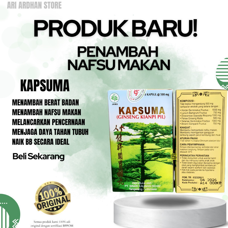 KIANPI PIL STORE ~ ( Kianpi Original ) ~original.kianpii Kianpi-161- PIL PENGGEMUK BADAN ORIGINAL #o