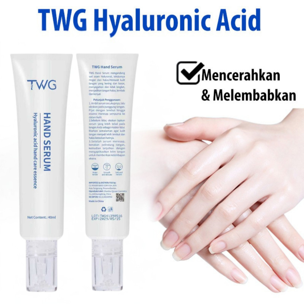 YZKMSKIN - [ BPOM ] TWG Hyaluronic Acid Hand Serum Tangan Asam Hyaluronic Perawatan Penghapusan Keru