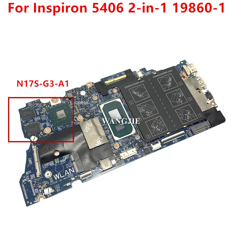 For DELL piron 5406 2-in-1 Laptop Motherboard 19860-1 -08TN14 08TN14 SRK05 i5-1135G7 GeForce MX330 G