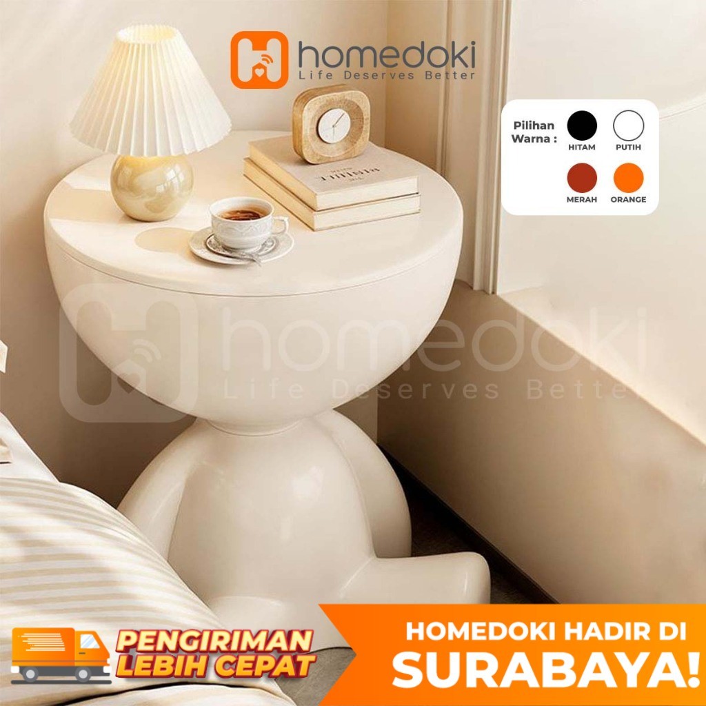Homedoki Surabaya-  Meja Tamu/Meja Aesthetic/Meja Ruang Tamu minimalis/Meja Tamu Minimalis/Meja Samp