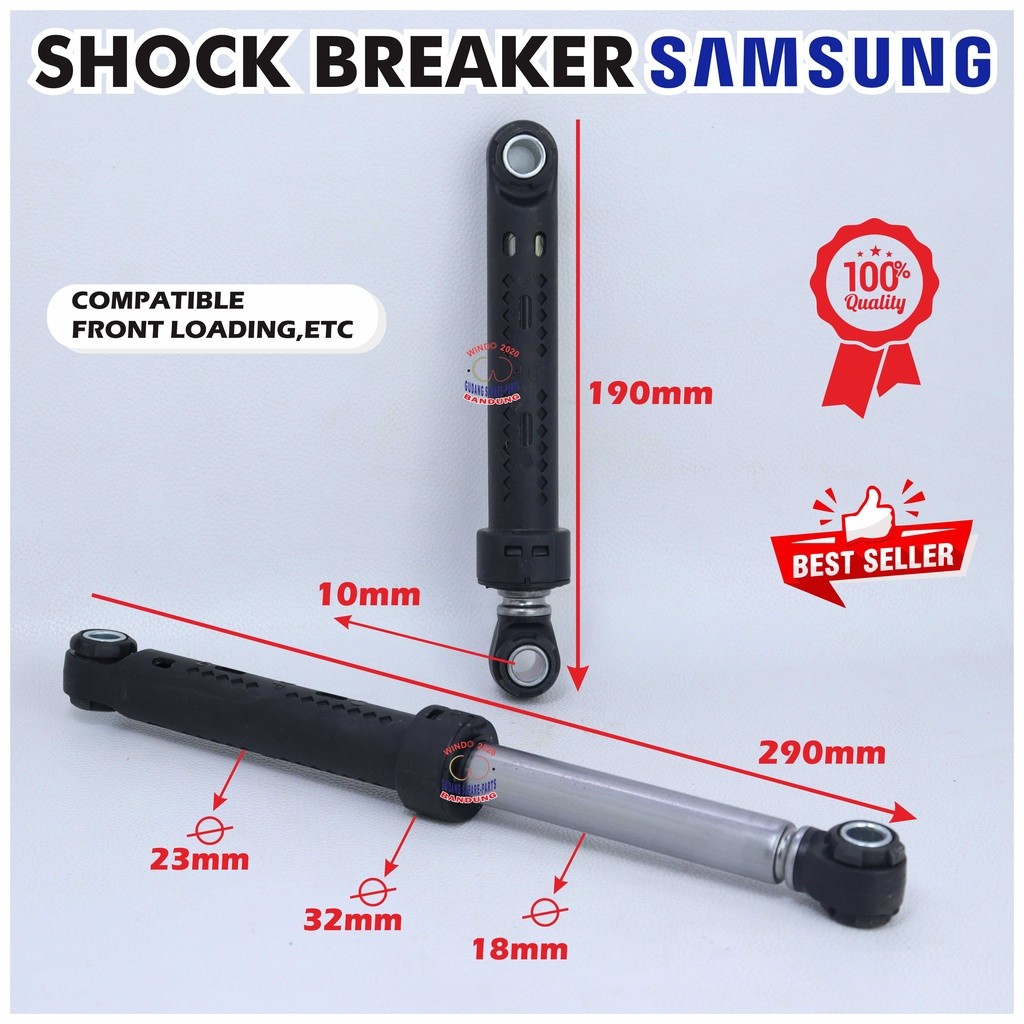 SHOCK BREAKER MESIN CUCI FRONT LOADING SAMSUNG  | SHOCK BREKER / BREAKER HITAM MESIN CUCI FRONT LOAD