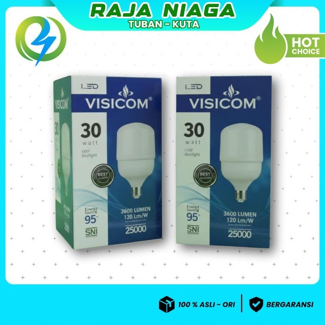 LED SMART VISICOM 30 WATT CAHAYA PUTIH LAMPU LED
