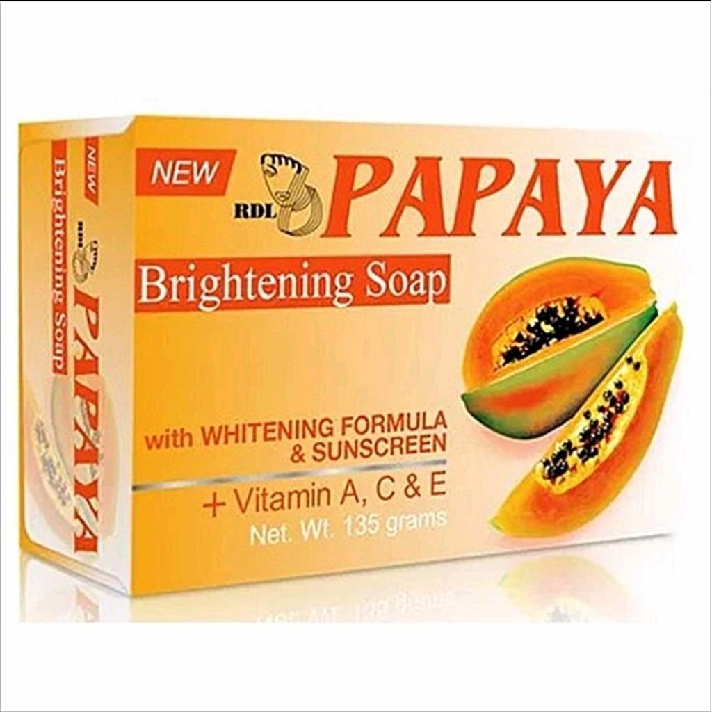 PROMO,,,, SABUN PAPAYA RDL ASLI || RDL PAPAYA BRIGHTENING SOAP