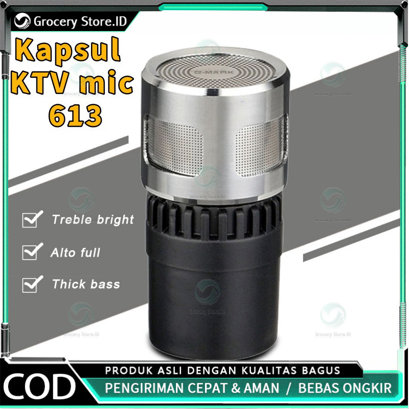 High Sensitivity Profesional Dynamic Spool MICROPHONE MIC DASTECH 613