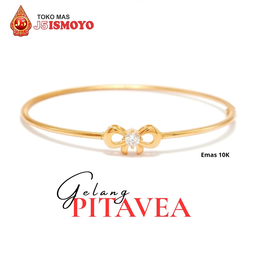 Gelang Emas Mas Asli Model Bangle Pitavea J5 Ismoyo