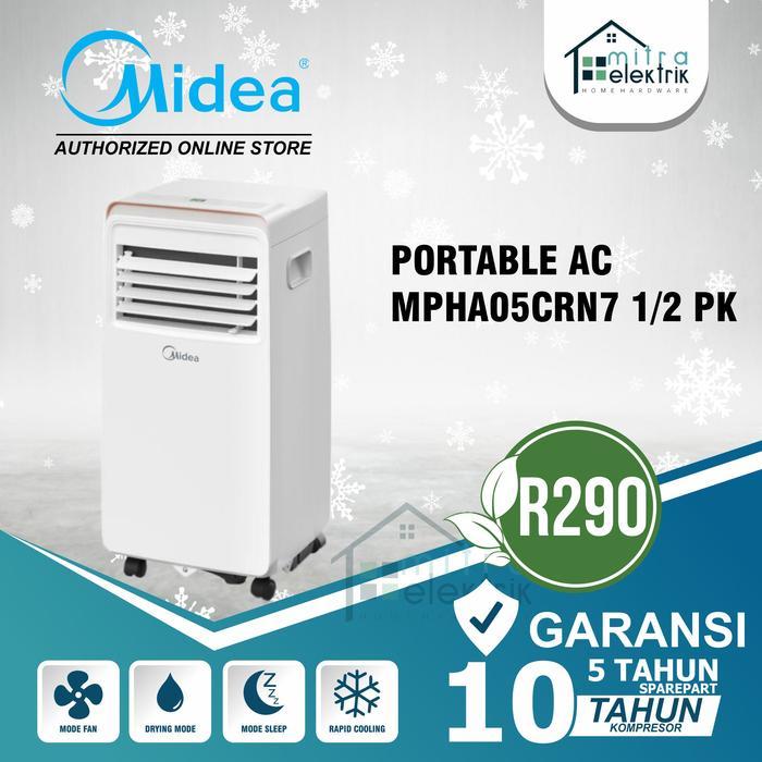 AC Portable Midea 1/2 PK MPHA05CRN7 0.5 PK
