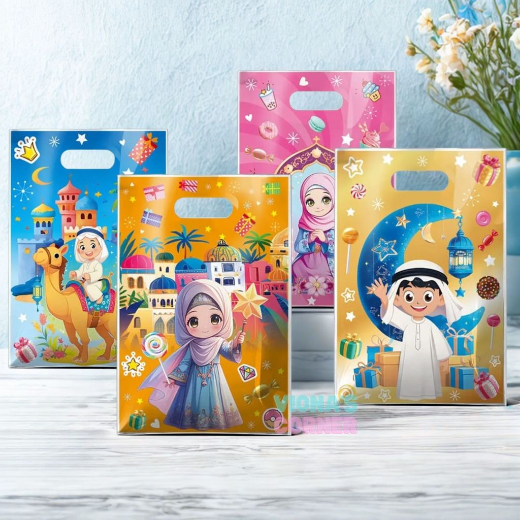 Plastik Snack Tenteng Kecil Goodie Bag Idul Fitri Lebaran Bingkisan Hari Raya Ramadhan Untuk Anak