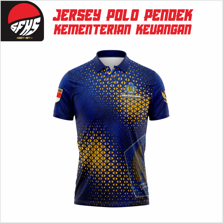 JERSEY POLO KEMENTERIAN KEUANGAN LENGAN PENDEK – BAJU OLAHRAGA DESAIN Kementerian Keuangan