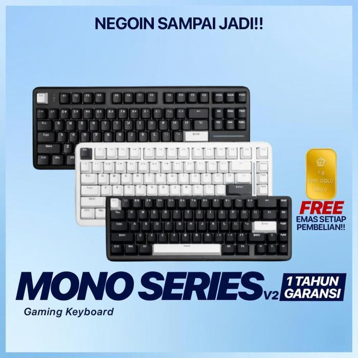 [PROMO]VortexSeries Mono Series V2 / Vortex Mono V2 65 / 75 / 80 / 87 / 100 Layout FlexCut Wired Gas