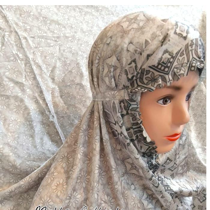 Mukena Armanii Silk Satin Print / Motif Anak Kids  5 - 10 Tahun - Lasercut, Satuan