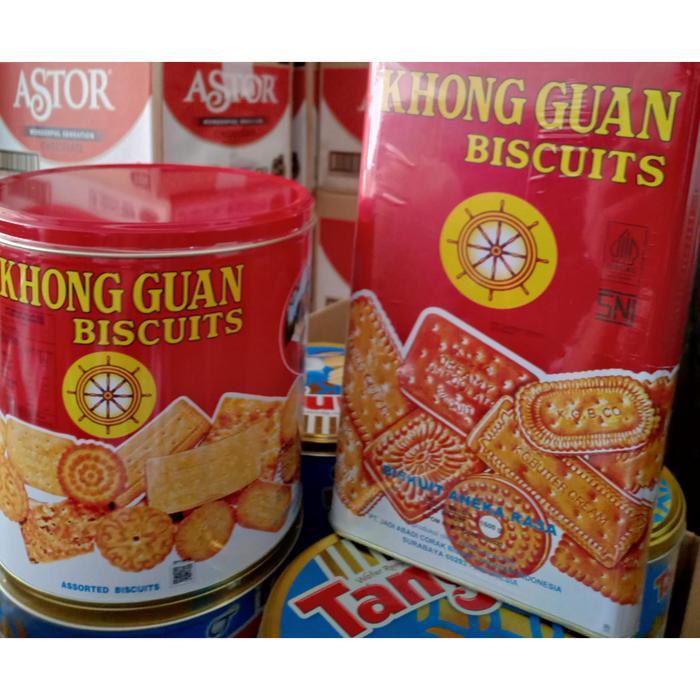 READY KHONG GUAN 650 GR DAN 1600 GR KHONG GUAN BISKUIT JAJAN KALENG LEBARAN - 650 GR