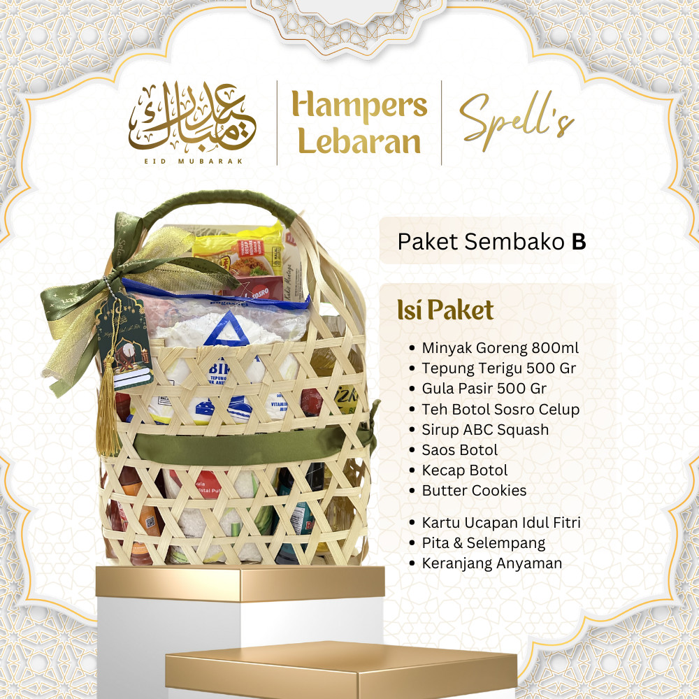 [Instant] Hampers Lebaran Sembako Premium Hampers Puasa Parcel Lebaran Parcel Puasa Hampers Custom