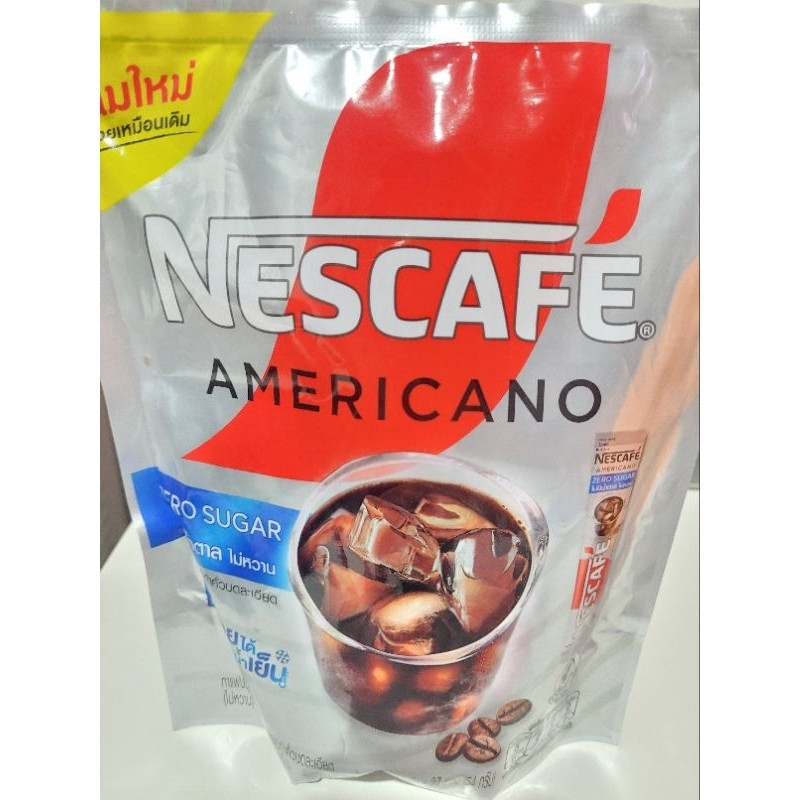 Nescafe Americano Zero Sugar 27 Sachet - Kopi Nikmat Tanpa Gula
