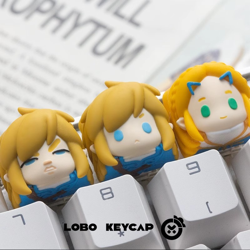 The Hyrule Fantasy Artisan Keycap Resin Custom Keyboard Cap Gaming Anime Cute KeyCap for Meanical Ke