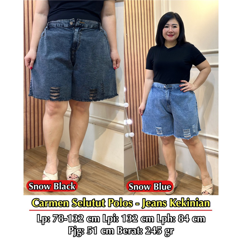 YONA.ID FINA BIGSIZE CARMEN CELANA RIPPED JEANS/CELANA RIPPED JEANS JUMBO/CELANA COMVY/CELANA JEANS 