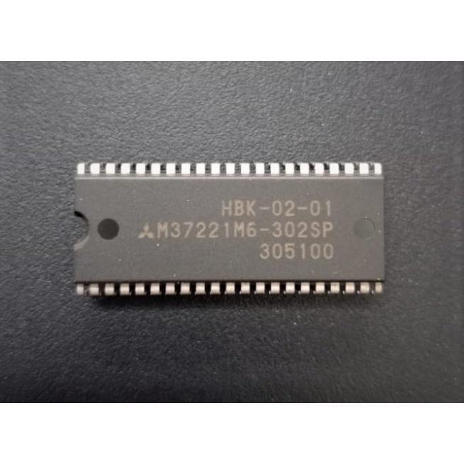 IC HBK-02-01 M37221M6-302SP Program utk TV Tabung Polytron Digitec TERBAIK...