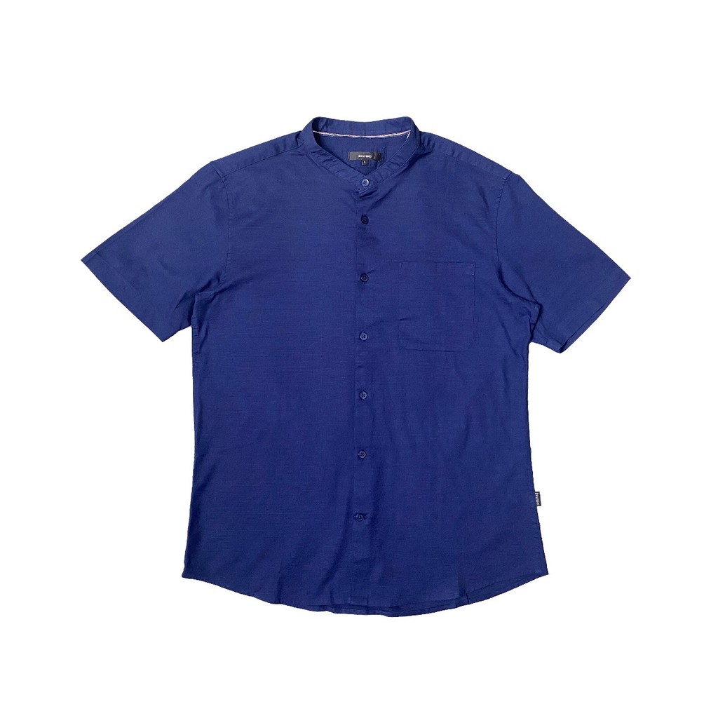 d&f x Izzue kemeja koko s/s kafa - Navy