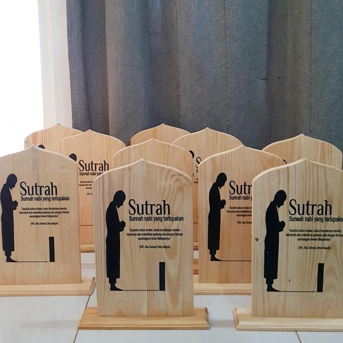Sutrah (Sutroh) Pembatas Sholat kayu