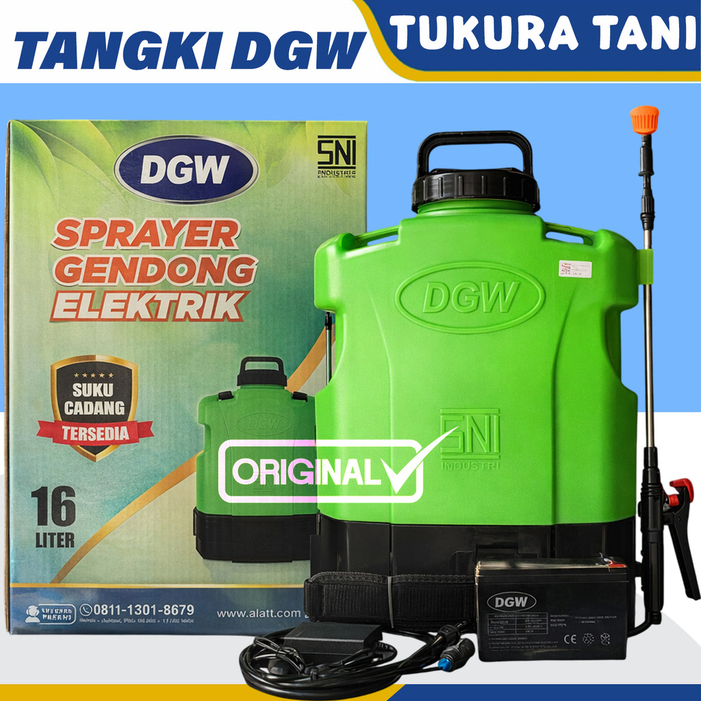 Sprayer Gendong Elektrik DGW 16 LITER Tipe ECO 0.2 SNI ORIGINAL