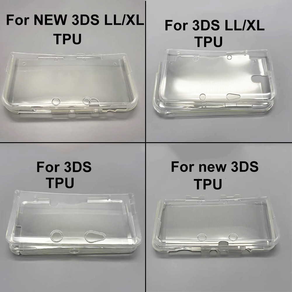 JCD For 3DS/NEW 3DS/3DS LL/XL/NEW 3DS LL/XL TPU protective case Soft shell Crystal shell Soft transp