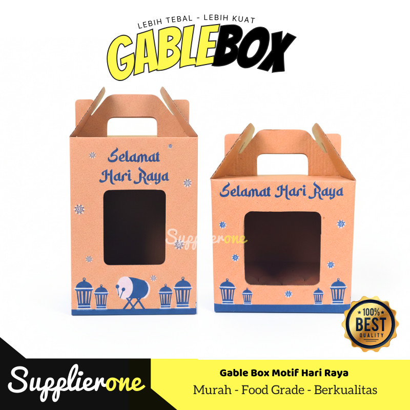 Gable box idul fitri/gable box/dus hampers lebaran idul fitri/box idul fitri hampers