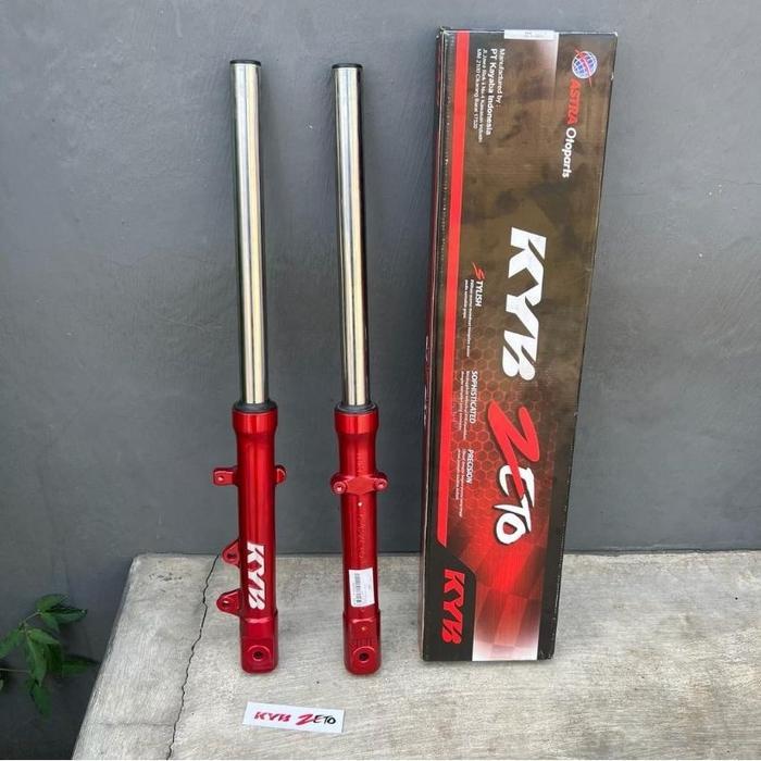 Shock Skok Depan Kyb Zeto Vixion As 33 Set Segitiga Ninja Cnc Pnp Honda Cb Gl Mp Tiger