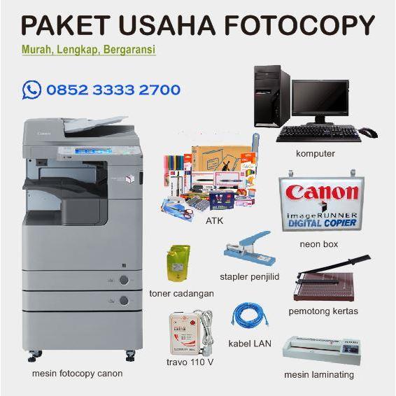 PROMO SPESIAL RAMAHDAN Paket usaha fotocopy lengkap murah bergaransi plus ATK dan PC