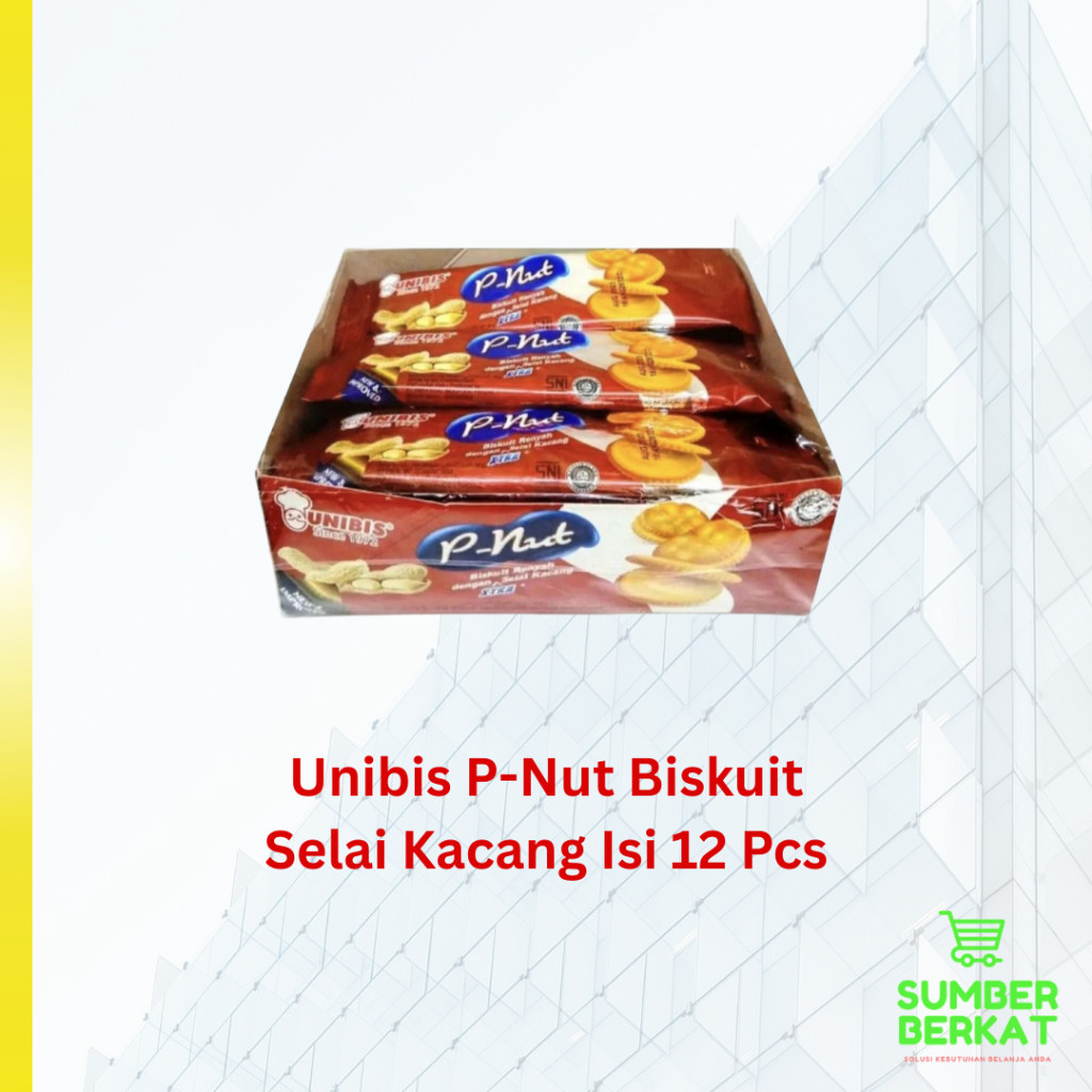 Unibis Peanut Biskuit Selai Kacang Isi 12 Pcs - JB