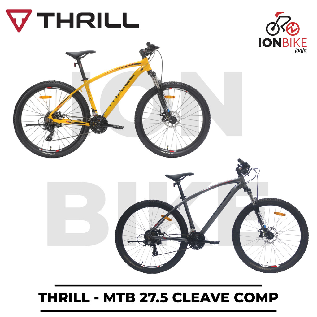 Sepeda MTB 27.5 Inch THRILL Cleave COMP Alloy 3 x 7 Speed - Sepeda Gunung Rangka Frame Allumunium Ri