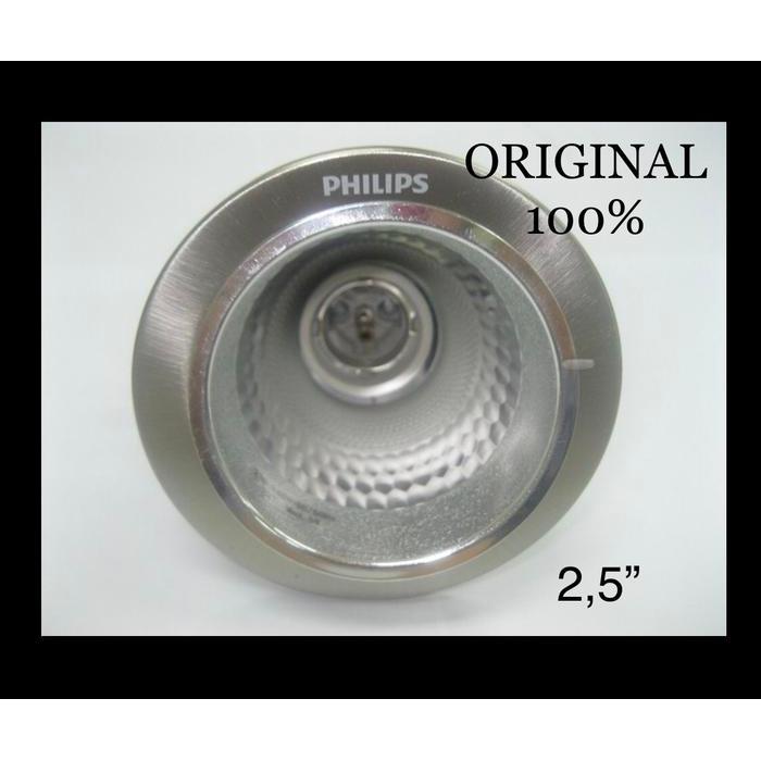philips Downlight 2,5" Nikel Satin 66661/Rumah Lampu Tanam PHILIPS