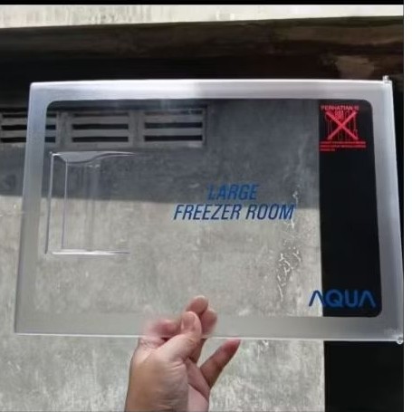 Tutup freezer pintu freezer kulkas aqua / sanyo AQR D-191, AQR D-187, AQR D-218