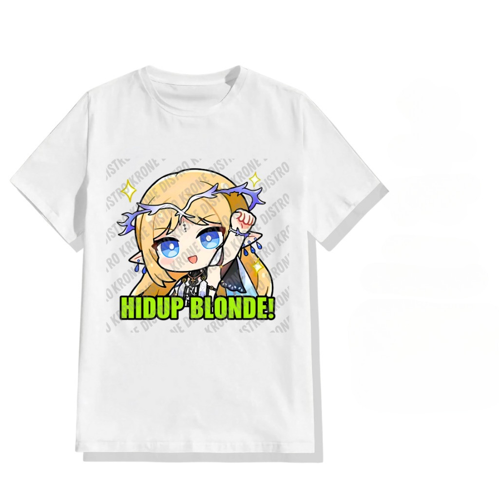 KAOS Anime CARTETHYIA MEME HIDUP BLONDE Katun - Tshirt Distro Wuthering Waves Cartethyia | PL OFC