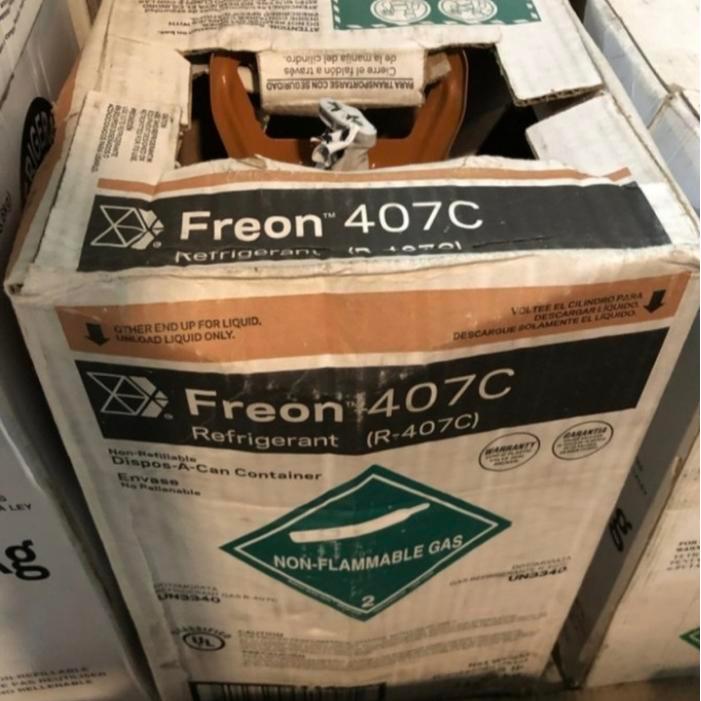 Freon ac refrigerant type r407c merek chemours usa