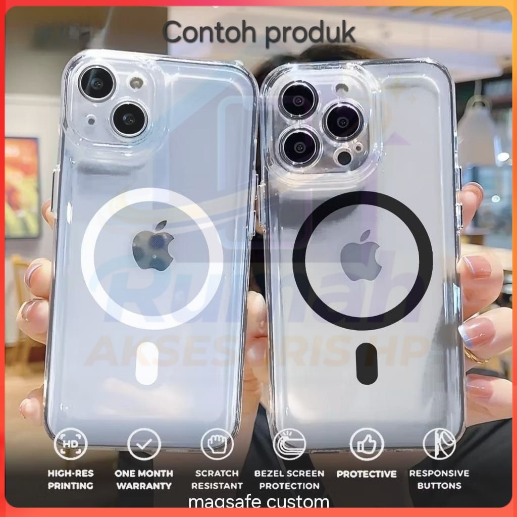 SLICON/CASE CLEAR MAGSAFE IPHONE 11 12 13 IP 11 PRO MAX 12 PRO MAX 13 PRO MAX 12 MINI 13 MINI SOFTCA