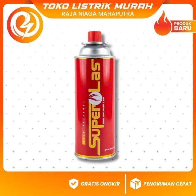 Gas Portable Super Las / Gas Kaleng Butane Refill untuk Kompor Portable & Torch Las