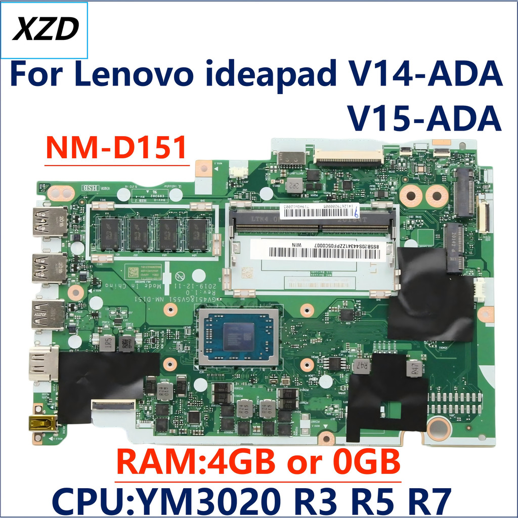 GV451 GV551 NM-D151 Mainboard For Lenovo V14-ADA V15-ADA V17-ADA05 Laptop Motherboard With R3-3250 C