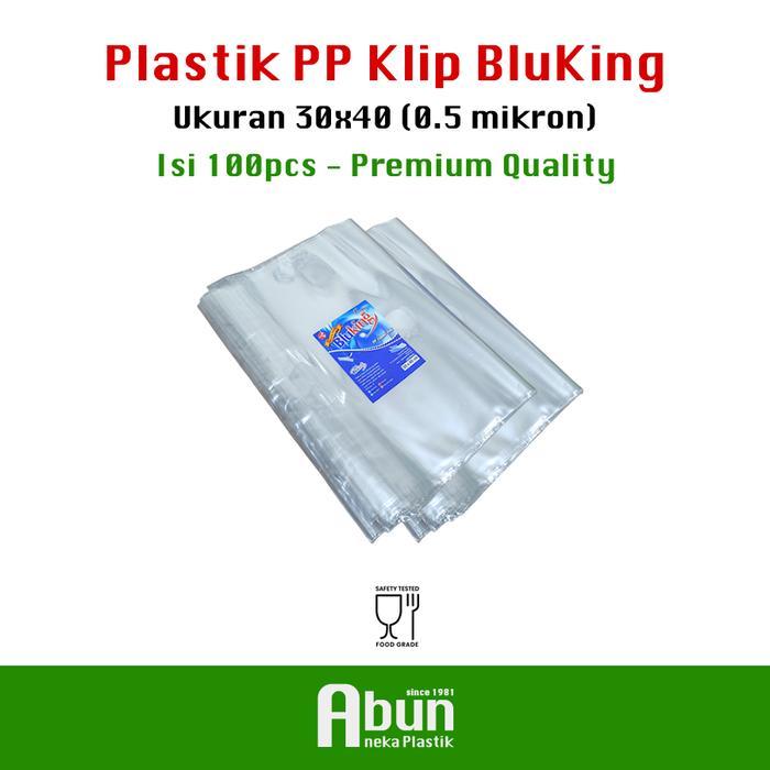 Plastik PP Klip 30x40 BluKing (50mc) Isi 100pcs