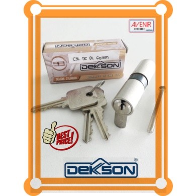 PLAOSANSTORE Kunci Pintu Silinder Dekson DC DL 60 MM SN Cylinder Dekkson DC DL 60MM Cylinder Dekkson